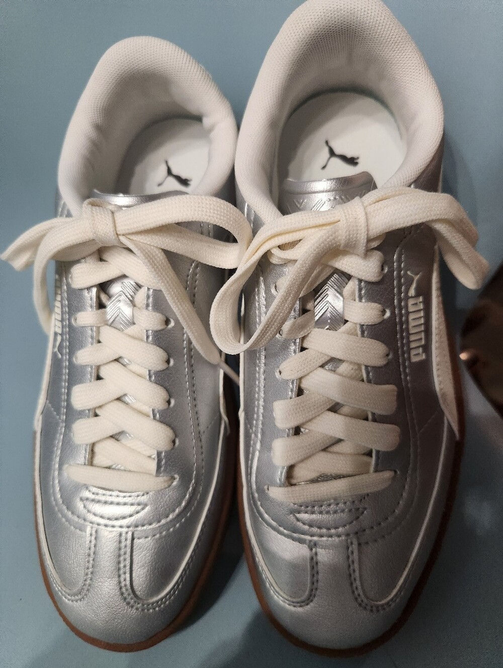 Puma Club Era II Womens Size US Size 7 Silver Sneakers - Picture 15 of 15